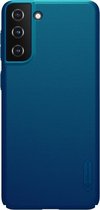 Nillkin - Samsung Galaxy S21 Plus Hoesje - Super Frosted Shield - Back Cover - Blauw