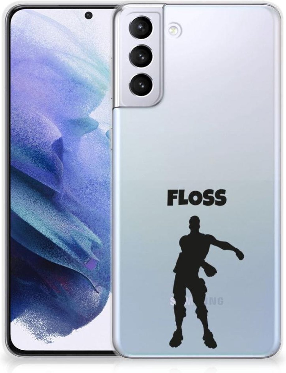 Samsung Galaxy S21 Plus Telefoonhoesje met Naam Floss