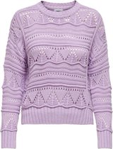 Onlgalina Life L/s Pullover Knt 15223828 Orchid Bloom