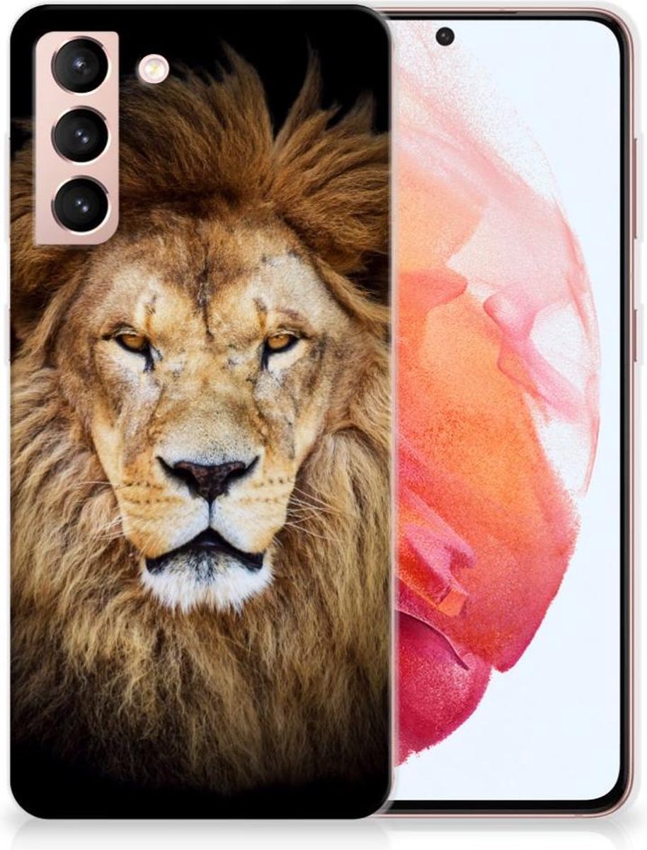Samsung Galaxy S21 TPU Hoesje Leeuw