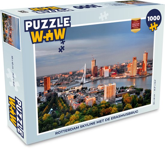 lading Slank Wiskunde Puzzel Rotterdam - Skyline - Boom - Legpuzzel - Puzzel 1000 stukjes  volwassenen | bol.com