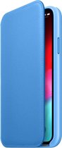 Apple Hoesje Geschikt voor iPhone Xs / X - Apple Leather Folio Bookcase smartphone - blauw