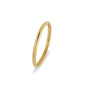 Isabel Bernard Le Marais Solene 14 karaat gouden stacking ring (Maat: 52) - Goudkleurig