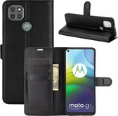 Coverup Book Case - Geschikt voor Motorola Moto G9 Power Hoesje - Zwart
