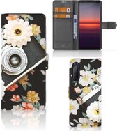 GSM Hoesje Sony Xperia 5II Bookcover Vintage Camera