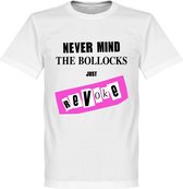 Never Mind the Bollocks Just Revoke T-Shirt - Wit - XS