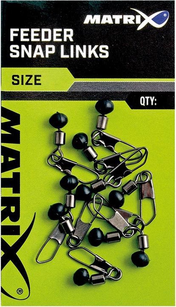 Matrix Feeder Snap Links - Maat 12 - Zwart van Matrix — afbeelding 2