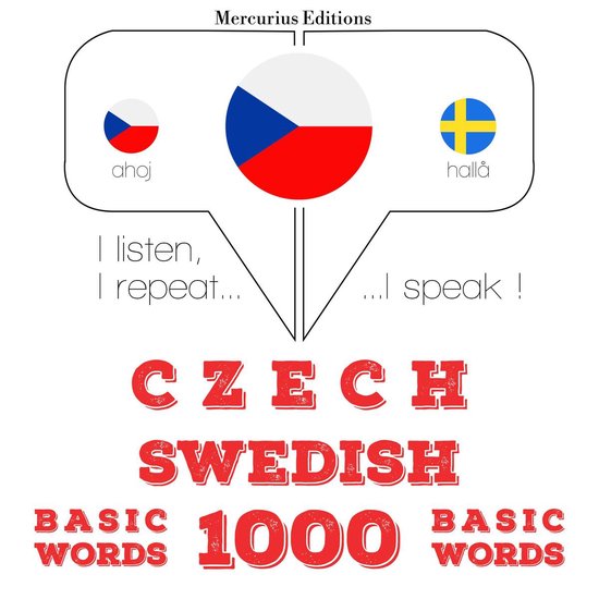 Česko - švédština: 1000 základních slov - cover