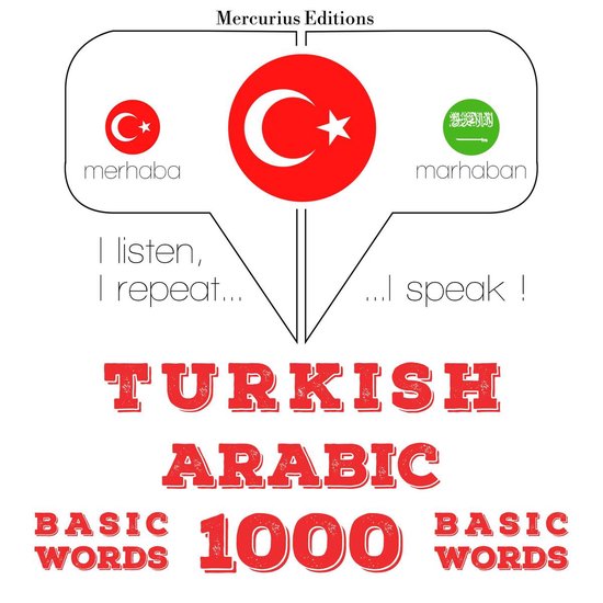 Türkçe - Arapça: 1000 temel kelime - cover