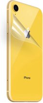 Achterkant protector folie voor iPhone Xr transparant