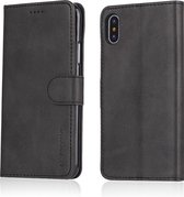 LC.IMEEKE Wallet / portemonnee hoesje voor iPhone Xs / X - zwart