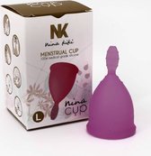 Nina® Menstruatiecup maat L - Roze 6+1 GRATIS