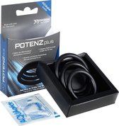 Penisring Cockring Siliconen Vibrators voor Mannen Penis sleeve - Zwart - Potenzduo®