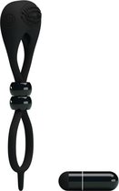 Penisring Cockring Siliconen Vibrators voor Mannen Penis sleeve - Zwart - Pretty Male®