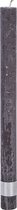 PTMD  kaars swish grijs set van 4 25x2cm