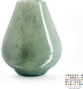 Vase Design Venise - Fidrio MOSS - Fidrio en verre soufflé à la bouche - diamètre 19 cm, hauteur 25 cm
