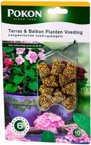 POKON TERRAS & BALKON PLANTEN VOEDINGSKEGELS 10 STUKS