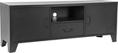 LABEL51 Fence Tv-meubel - Zwart - Metaal