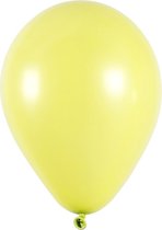 Ballonnen. lime groen. rond. d: 23 cm. 10 stuk/ 1 doos