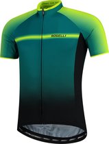 Rogelli Wielershirt KM Dex Zwart/Blauw/Fluor S