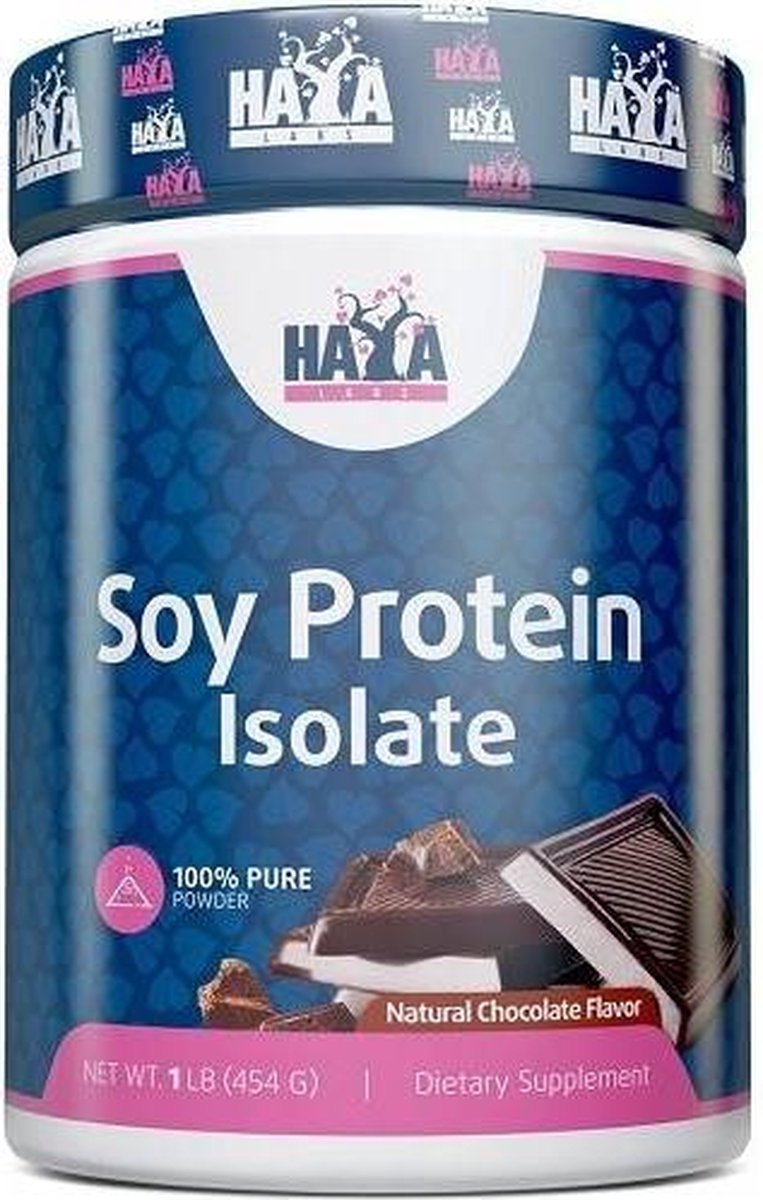 Soy Protein Isolate Haya Labs 454gr Chocolade