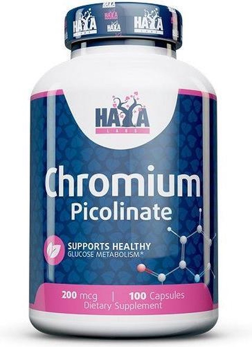 Goedkoopste Chromium Picolinate Haya Labs 100caps