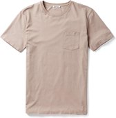 Unrecorded Pocket T-Shirt 155 GSM Sand - Unisex - T-Shirts -  Sand - Size L - 100% Organic Cotton - Sustainable T-Shirts