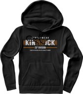 KingRock Studio hoodie heren/dames met capuchon|Original & vintage trui |Zilver & Rood