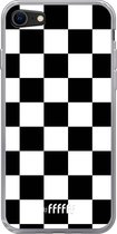 6F hoesje - geschikt voor iPhone 8 - Transparant TPU Case - Checkered Chique #ffffff