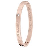 Guess Dames armband bangle Believe in yourself - Staal - Bangle - Cadeau - Stijlvol - Rosékleurig