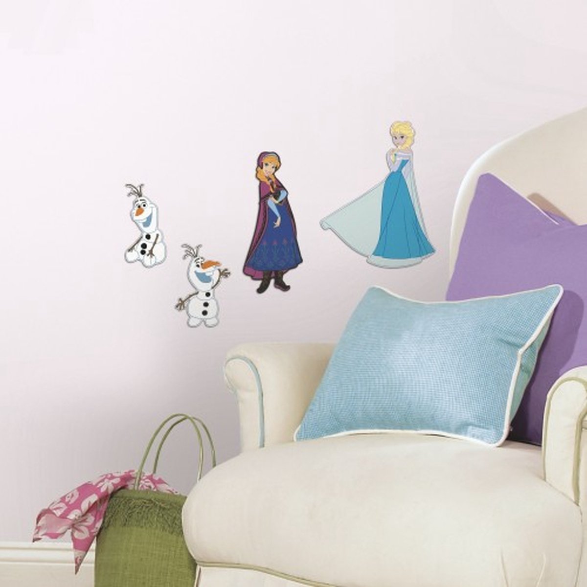 RoomMates Disney Frozen 3d Foam Stickers - Muursticker - Multi