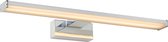 Lucide ONNO - Spiegellamp Badkamer - LED - 1x12W 3000K - IP44 - Mat chroom