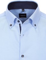 Venti Modern Fit Overhemd Blauw Strijkvrij 113644200-101 - M