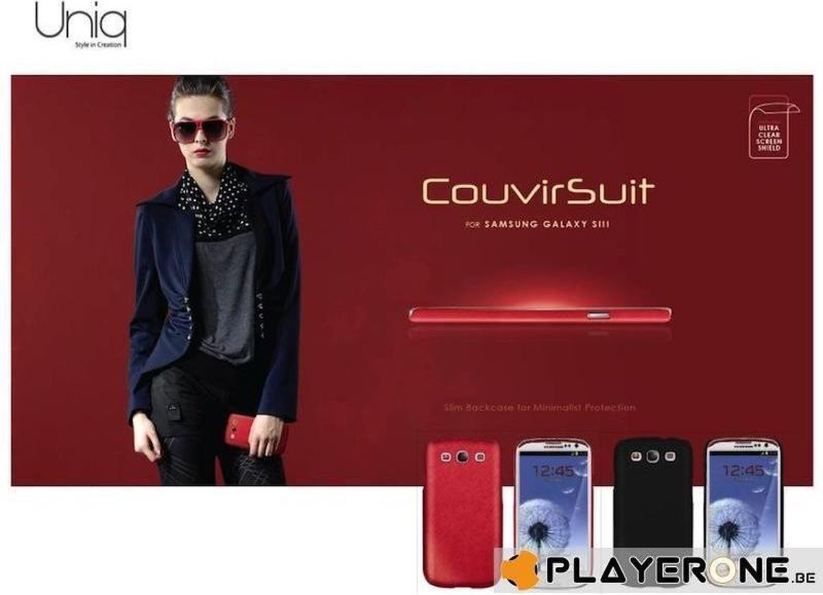 Uniq - Couvirsuit voor Samsung Galaxy S3 - Charged Cherry