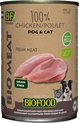 Biofood Organic - Biologisch Hondenvoer Natvoer - Kip - 12 x 400 gr NL-BIO-01