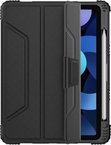 Nillkin - iPad Air 10.9 (2020) hoes - PU Leren Extreme Tri-Fold Book Case - Met gratis Screenprotector - Cover Met Sleep/Wake-up Functie - Zwart