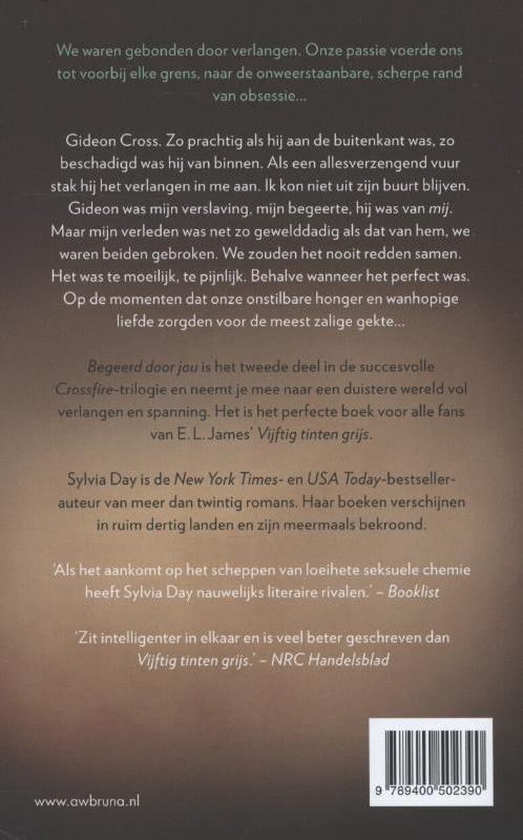 Crossfire 2 - Begeerd door jou - back cover