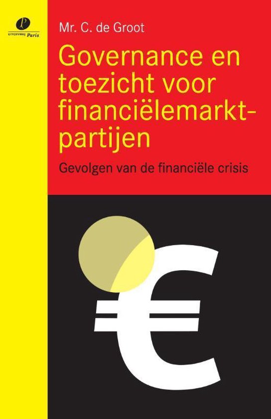 Governance en toezicht voor financiëlemarktpartijen - cover