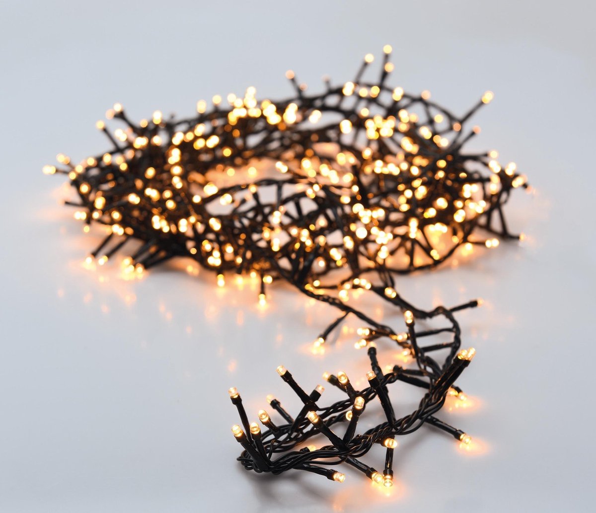 Bol.com Decorative Lighting Micro Cluster Kerstverlichting - 11 meter - extra warm wit - 560 LED's aanbieding