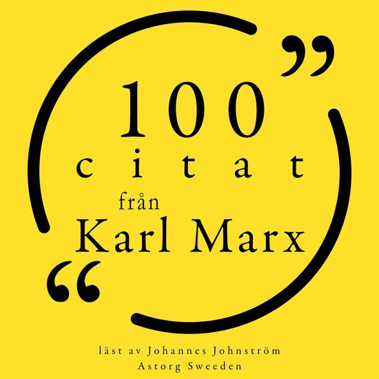 100 citat från Karl Marx - cover