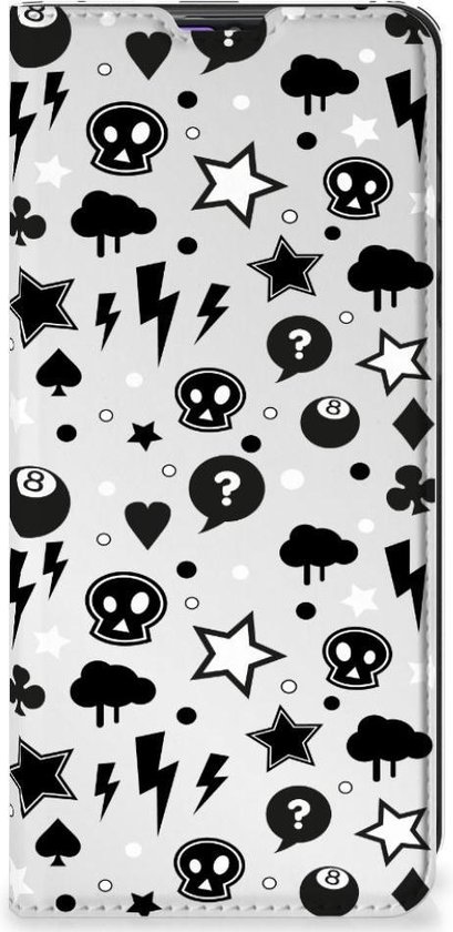 Etui Stand avec Porte-Cartes Samsung Galaxy A31 Phone Case Silver Punk