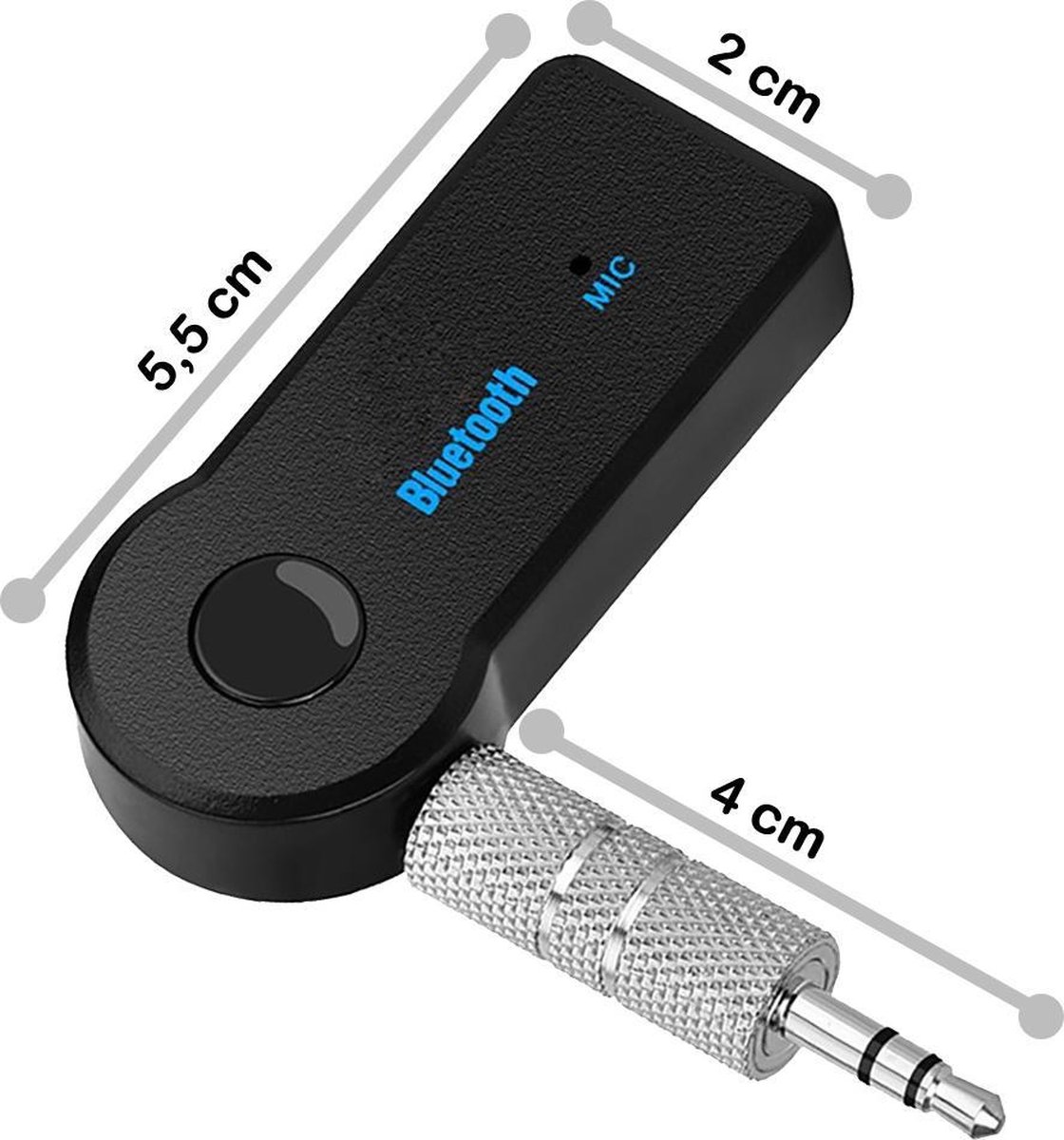 Kit de voiture Bluetooth, adaptateur Bluetooth auxiliaire pour voiture pour  parler mains libres et diffuser de la musique, récepteur Bluetooth sans fil