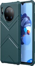 Mobigear Hoesje geschikt voor Huawei Mate 30 Telefoonhoesje Flexibel TPU | Mobigear Diamond Backcover | Mate 30 Case | Back Cover - Groen