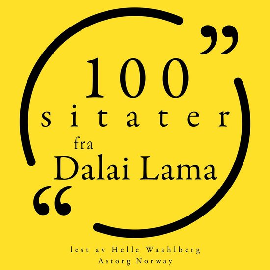 100 sitater fra Dalai Lama - cover