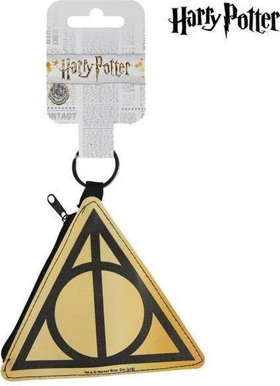 Harry Potter - Deathly Hallows Symbool Munttasje Sleutelhanger