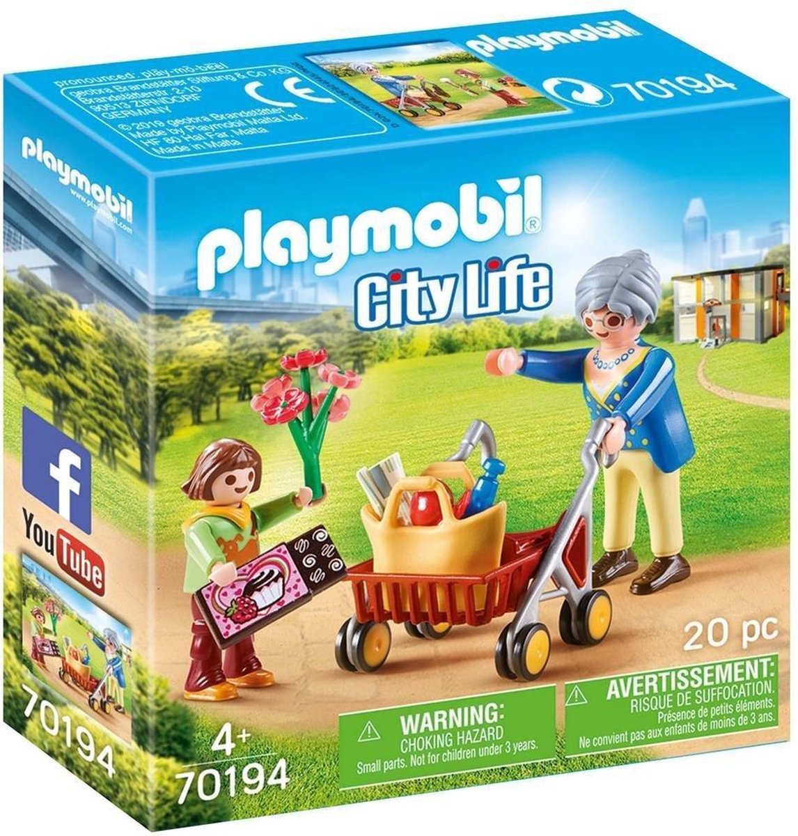 Playmobil® - Maman avec jumeaux et landau - 5573 - Playmobil® City Life