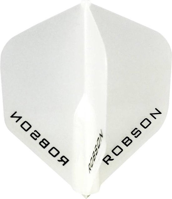 Robson Standaard Dartflights - Wit- () van Robson — afbeelding 2