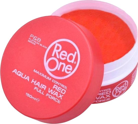 Red One Red - Aqua haar gel wax - Red One Wax - Red One Gel - Rood