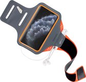 Mobiparts Comfort Fit Sport Armband Apple iPhone 11 Pro Neon Oranje