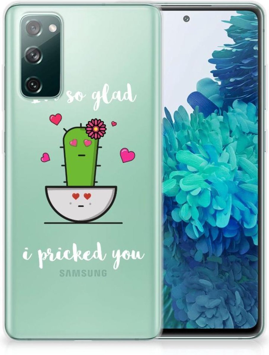 Samsung Galaxy S20 FE Telefoonhoesje met Naam Cactus Glad